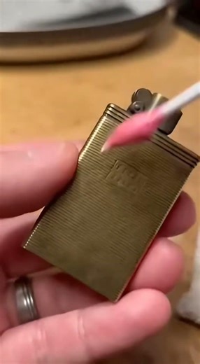 This 80-Year-Old Lighter Was Trash—Until I Did This. #satisfying #restoration #vintagelighter #asmr