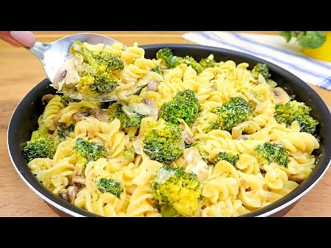 The tastiest and easiest pasta recipe with broccoli! Delicious dinner! +2 broccoli recipes