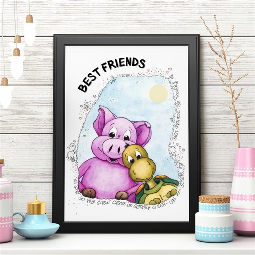 A4 Posters | Download | Home | Posters | Wall Decoration | Gift | Print | Cartoon | for Friends, Loved Ones, Children's Rooms, ...| Gift - Etsy