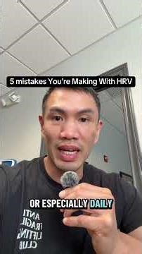 5 common mistakes measuring HRV