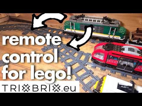 Motorizing My LEGO Train Layout: TrixBrix Points & Signals TRACK HAUL!