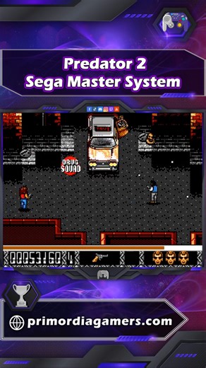 ️ Predator 2 – Sega Master System (1992) Los cárteles dominan las...