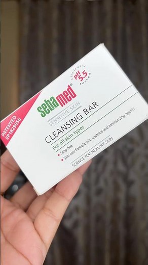 🛁 Sebamed Sensitive Skin Cleansing Bar | For Dry Skin | Review | #soap #bodycare #shorts