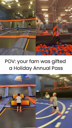Grab your Holiday Annual Pass for Sky Zone Daytona today! Our lowest price ever, save 50% off a year of high-flying wall-to-wall fun. See full terms & conditions. #SkyZone | Sky Zone Daytona Beach