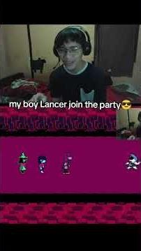 lancer the best similar to papyrus my favorite too #deltarune #undertale