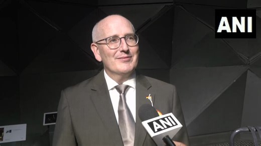 #WATCH | Ahmedabad, Gujarat: Germany appoints Abhay Mangaldas as Honorary Consul in Ahmedabad. Consul General of Germany, Mumbai, Christoph Hallier says, "... Today in Gujarat, Germany begins a new chapter with the appointment of an Honorary Consul in Ahmedabad. I am very pleased with this decision, having only assumed office as Consul General in Mumbai last July with jurisdiction over Gujarat. The installation of an Honorary Consul will serve as a focal point to expand bilateral relations, espe