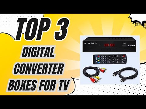 👍 Give Your TV a New Life! | The 3 Best Digital Converter Boxes You Need ✅ [2025]