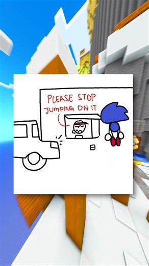 Sonic Runs Through a Drive Through...