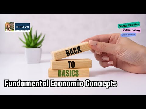 Fundamental Economic Concepts #ged #socialstudies