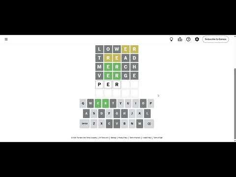 NYT Wordle - March 23rd, 2026