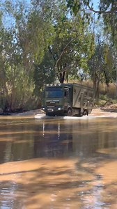 River crossing in the SLRV ComMANder 4x4 in WA. [Photo courtesy of some very special customers] | SLRV Expedition Vehicles