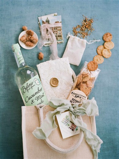 Wedding guest gift basket ideas | Honestweddingadvice.com