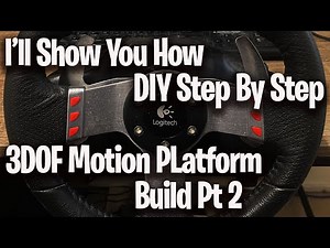 DIY 3.5DOF Motion Simulator Platform DIY Step By Step How To Build Video Pt 2