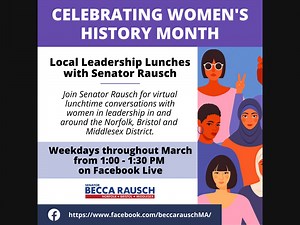 Senator Rausch Celebrates Local Women for Women’s History Month
