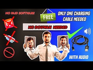 How to Mirror Your Phone to Laptop & Stream to YouTube FREE | No DOUWAN NEEDED