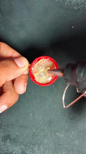 Incredible home hack using hot glue and plastic bottle cap!