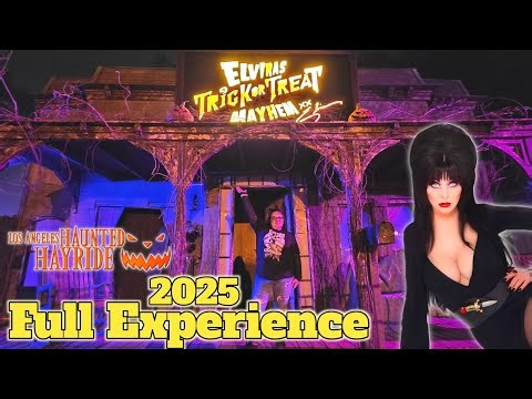 Los Angeles Haunted Hayride 2025 | Elvira's Trick or Treat Mayhem