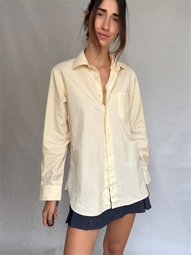 Burberry London Beige Button up Shirt, US XL - Etsy