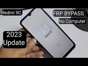 Redmi 9C Frp bypass No Computer 2023