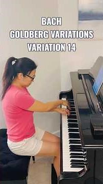 J. S. Bach - Goldberg Variations - Variation 14 #bach #pianomusic #pianopractice