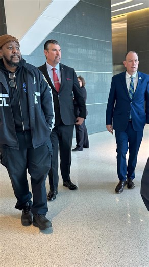 NYCPBA on Instagram: "In Bronx Supreme Court today, where the two individuals who assaulted our 42 Pct. brother in a subway station in 2023 are finally headed to trial. The PBA has been there for every hearing in the case so far, and we will be there through every step of the trial. With PBA President Patrick Hendry, Treasurer Joe Strong and Bronx Trustee Matt Fialkovic."