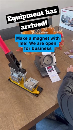 We are officially open! Planning to attend some vendor fairs as well in the future. * Turn any image to a magnet on the spot! | Tiny Tiles by Trisha