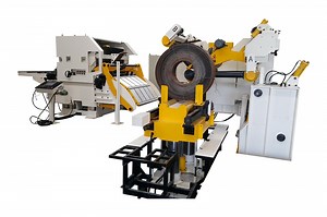 [Hot Item] Coil Processing System Cradle Type Decoiler Cum Straightener Decoiling Straightening 3 in 1 Uncoiler Leveler Feeder with Servo Presses