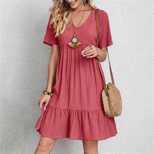 SUMMER STYLE PERFECTION! 🌞 This Boho Mini Dress is 57% OFF!