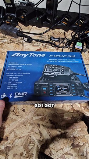 The AnyTone ATD578UVIII: Tri-band, Bluetooth, GPS & more! Ready for some AirBand listening. #DMR #AnyTone #HamRadio #BridgeCom #RadioTech #TriBand Check it out here: https://www.bridgecomsystems.com/products/anytone-at-d578uviii-plus-tri-band-amateur-dmr-mobile-radio?ref=yuv0kgxy | BridgeCom Systems, LLC