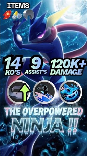 They Accidentally Made Greninja GOD TIER 😈 | Pokémon UNITE Gameplay #new #fyp #shorts #mlbb #latest