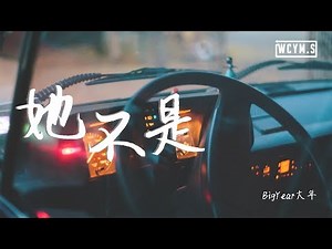 BigYear大年 - 她不是【動態歌詞/Lyrics Video】