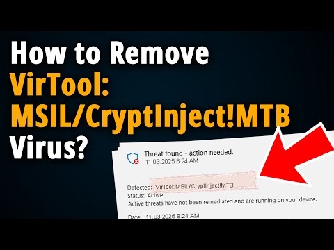 VirTool:MSIL/CryptInject!MTB Threat!