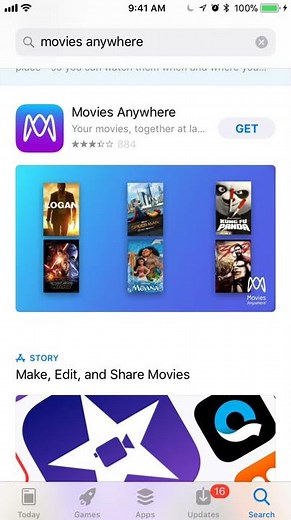 movies anywhere app store preview video