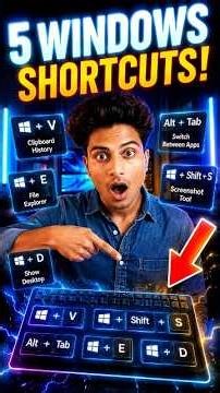 DAY 268 5 Windows Shortcuts That Save Hours Every Week! 🤯💻 | Windows 11 Tricks You Must Know