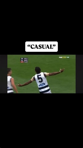 The Hickey Stand on Instagram: "Remember when Travis Varcoe bravely went back with the flight of the ball in the D50, impacted the contest, kept the ball moving on the wing, ran the entire length of the ground, kicked a game-sealing on his left, and Huddo - who we love - had the audacity to say he was ‘casual’? The Hickey Stand remembers. Happy Grand Final Week to all who celebrate! #afl #geelong #geelongcats #footy #aflfinals #grandfinal"