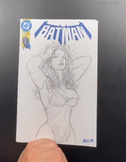 Poison Ivy, sketch cover. (Ink-in-Progress) Big Lake Como Comic Art Festival announcement coming soon. www.lccaf.com Stay tuned, gang. | Frank Cho