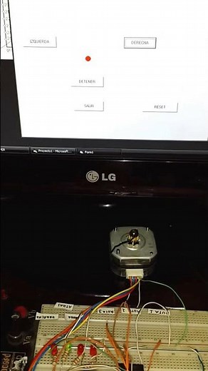 Motor paso a paso puerto paralelo visual basic