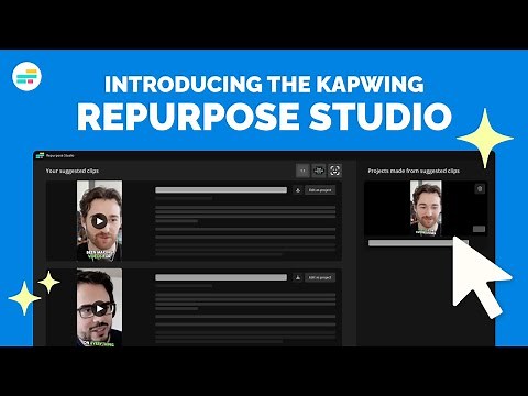 Introducing Repurpose Studio: Turn Long Videos into Social Media Clips in a Single Click