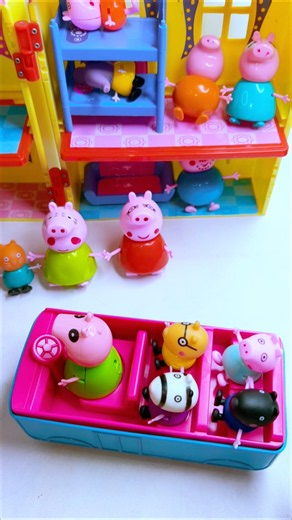satisfying with unboxing Peppa Pig House & Castle Toys Collection ASMR | Review #toy #peppapig