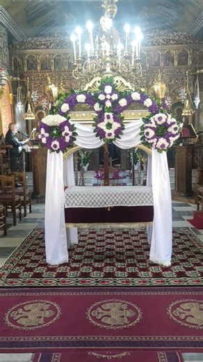 Ο επιτάφιος της Αγ. Αικατερίνης Λεωνιδίου