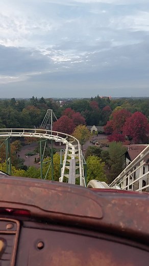 Python Roller Coaster at Efteling Theme Park in the Netherlands