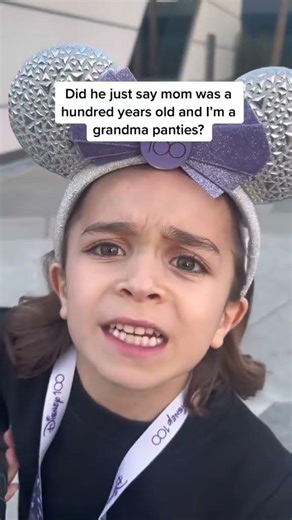 He said my mom is 100 years old… EXCUSE ME?! 😳#KidsSayTheFunniest #BrodyMoments