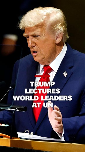 CNN's Kaitlan Collins reports that just minutes into US President Donald Trump's speech at the United Nations, he began lecturing world leaders inside the room, including referencing a malfunctioning escalator and teleprompter to highlight his complaints with the UN. Read more: https://cnn.it/3Id5kiV | CNN
