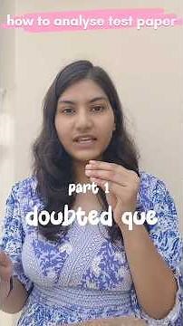 How to analyse📝 test paper?best way to analyse👩‍⚕️ #neet#aspirants#motivation #shorts#shortsviral