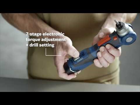 Bosch GWI 10.8V LI Cordless Angle Screwdriver Kit - Product Overview