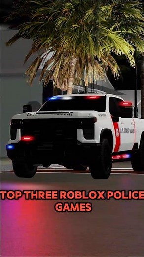 BEST ROBLOX POLICE GAMES #roblox #police