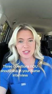 3 MUST-ASK questions for your next nurse interview 🩺📝 #interviewtips #nurse #work