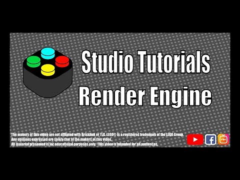 Studio Tutorials - Render Engine! Find the right settings for your LEGO design!