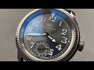 IWC Vintage Pilot's Watch WHITE GOLD 3254-04 IWC Watch Review