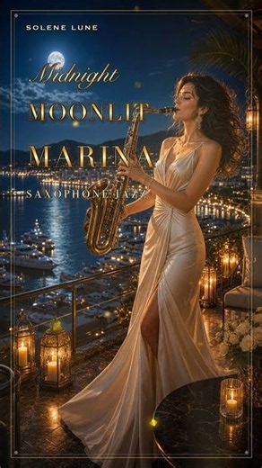 Moonlit Marina Saxophone Jazz